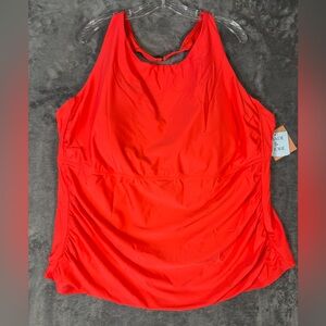 NWT Shade & Shore Tankini Top Size 3XL
